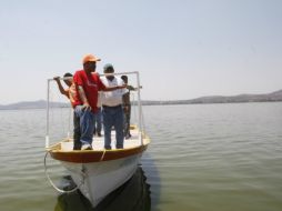 Los pescadores de Cajititlán enfrentan una crisis ante la escasez de peces en el vaso lacustre a causa de la contaminación. ARCHIVO /