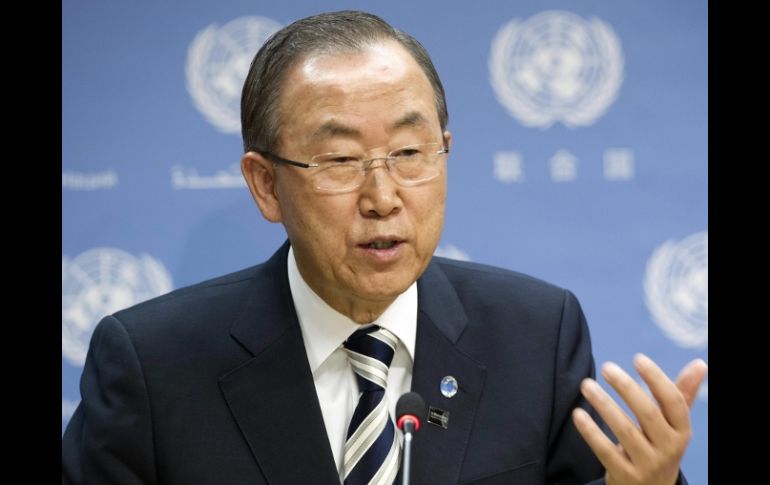 Ban Ki-Moon solicitó este lunes una investigación completa sobre la muerte en Egipto de 37 detenidos. EFE /