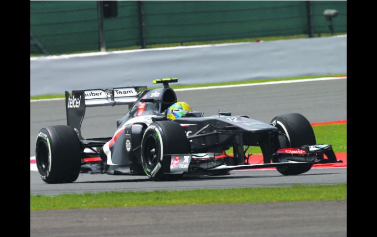 En blanco. Esteban Gutiérrez busca en Bélgica sumar sus primeros puntos de la temporada. ESPECIAL /