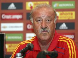 Vicente del Bosque director técnico de la selección ibérica, aseguró que no piensa hacer cambios en la portería. ARCHIVO /