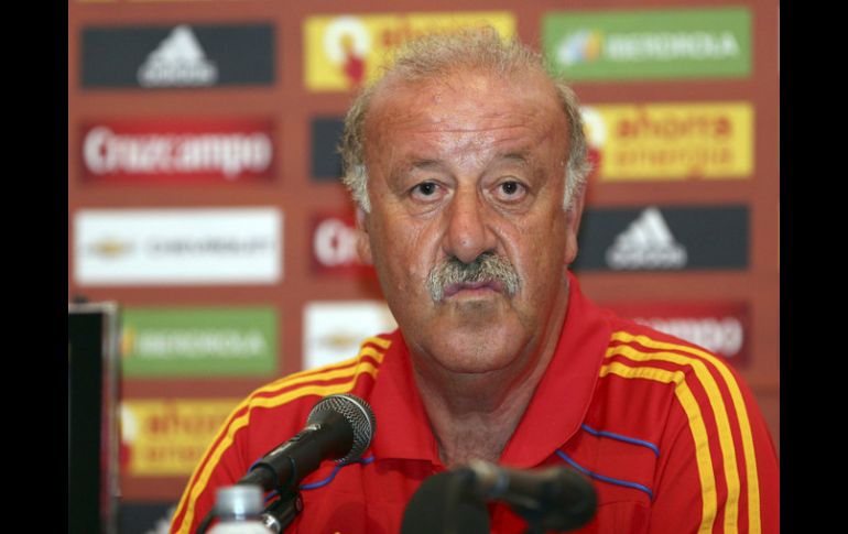 Vicente del Bosque director técnico de la selección ibérica, aseguró que no piensa hacer cambios en la portería. ARCHIVO /