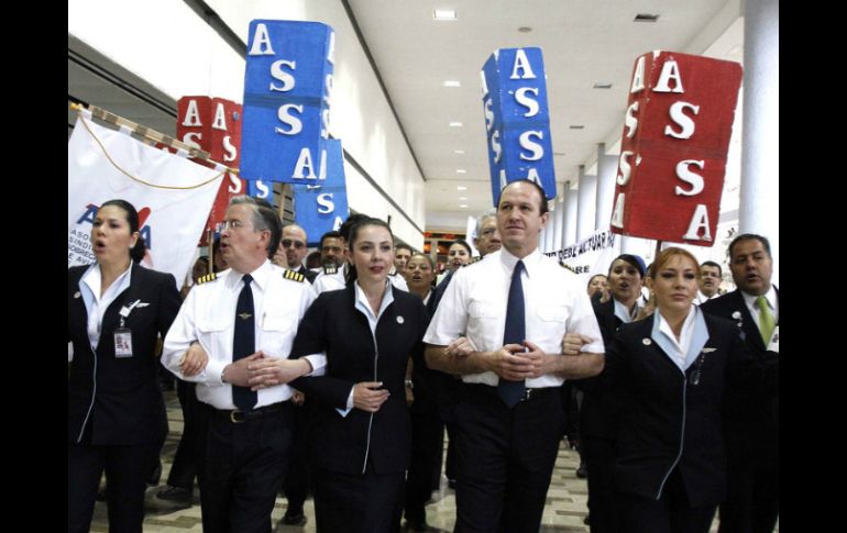 La ASSA considera que con el contrato de Aeroméxico se afectan garantías constitucionales y convenios internacionales. ARCHIVO /