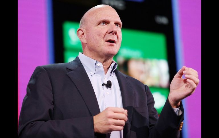 Steve Ballmer dejará la dirección de Microsoft en un plazo de un año. AFP /