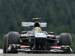 El mexicano Esteban Gutiérrez quedó posicionado en el cuarto lugar entre los eliminados de la ronda claisficatoria. EFE /