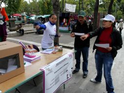 Tan sólo en la Ciudad de México fueron instaladas mil 936 mesas receptoras. NTX /