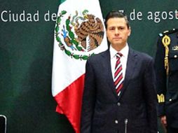 Peña Nieto, durante la 34 Sesión Consejo Nacional de Seguridad Pública. SUN /