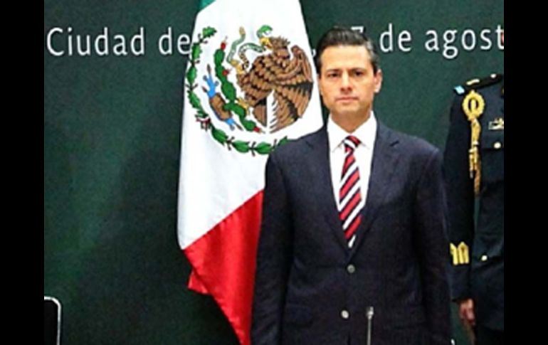 Peña Nieto, durante la 34 Sesión Consejo Nacional de Seguridad Pública. SUN /