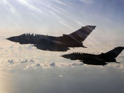 Bombarderos Tornado de la Real Fuerza Aérea Británica. Reino Unido intervendría con el objetivo de limitar el uso de armas químicas. AFP /