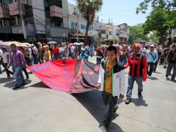 Aseguran que en la protesta participaron alrededor de 20 mil maestros. ARCHIVO /