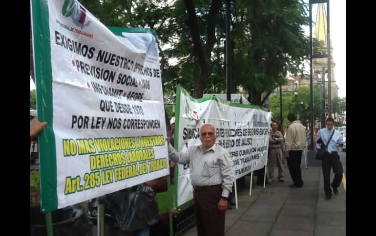 Después de Plaza Liberación, anuncian que se dirigirán a Palacio de Gobierno.  /