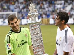 Kaká fue factor en el resultado, metió 2 goles y puso una asistencia en la goleada merengue. EFE /