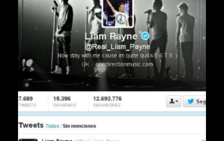 El cantante publica en su cuenta oficial, un mensaje de agradecimiento para sus seguidores. Foto: @Real_Liam_Payne. ESPECIAL /