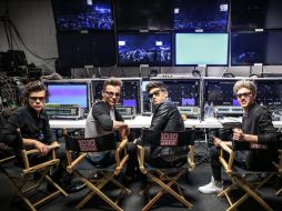 Harry Styles, Louis Tomlinson, Zayn Malik, Niall Horan y Liam Payne, durante una escena del largometraje. EFE /