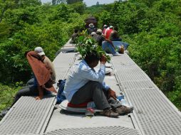 Residentes de América del Sur realizan una travesía para poder llegar hacia Estados Unidos. EFE /