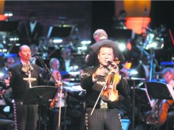 Fiesta mexicana. El Mariachi Vargas de Tecalitlán, durante su presentación en el Teatro Degollado.  /