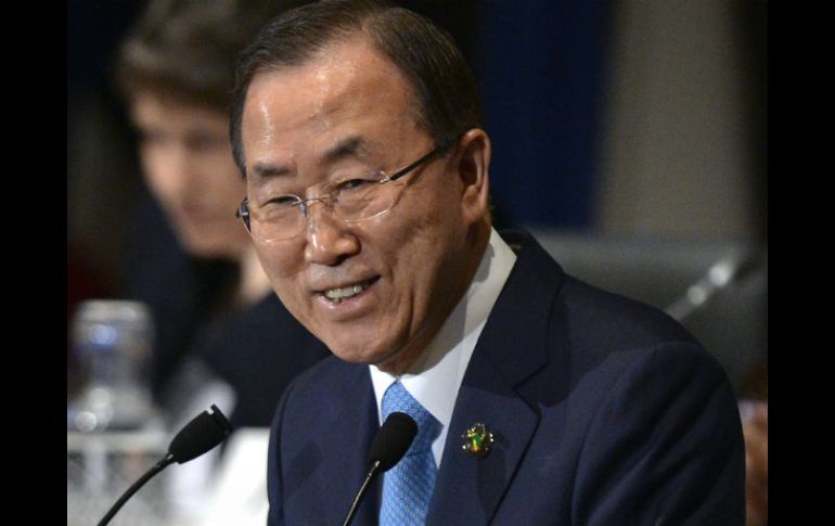 Ban Ki-moon dice que se acelerará la obtención de resultados, siempre y cuando no se dañe la información del contenido. ARCHIVO /