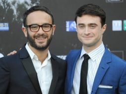 El actor Daniel Radcliffe (d) junto con el director de la película ''Kill your darlings'', John Krokidas (i). EFE /