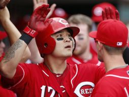 Shin-Soo Choo durante el partido contra los Cardenales. AFP /