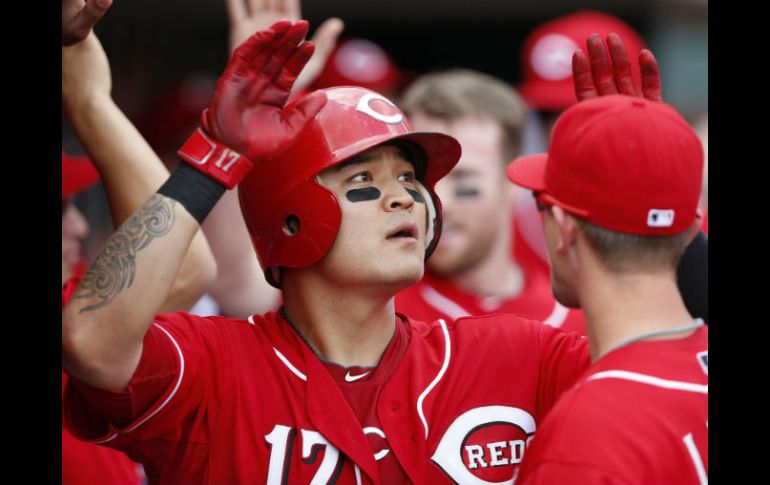 Shin-Soo Choo durante el partido contra los Cardenales. AFP /