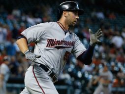 Chris Colabello durante el partido contra los Astros en el que logró conectar dos jonrones. AFP /