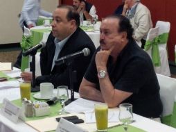 En la foto, Óscar Agrego de León, secretario general del Cesjal y Enrique Michel Velasco, presidente del Cesjal.  /