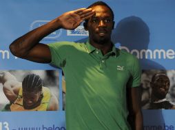 Usain quiere entrar con ''los grandes'' del deporte mundial. AFP /