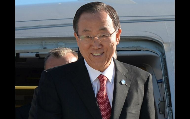 Ban Ki-moon señala que un objetivo de la ONU es tener un mundo libre de armas nucleares. ARCHIVO /