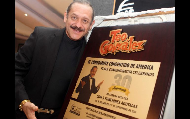 Teo González, un hombre que ha llevado el nombre de la comedia mexicana a la cima.  /