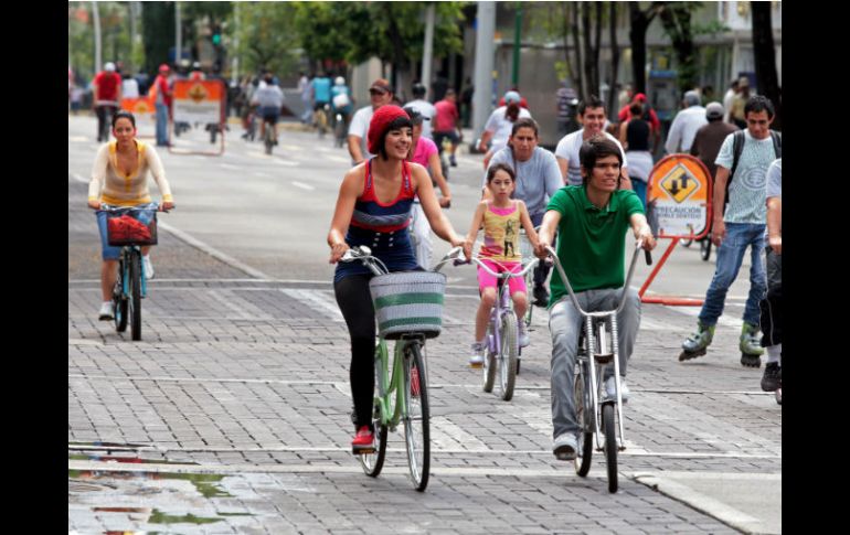 El recorrido impulsa la cohesión social y la recuperación del espacio público. ARCHIVO /