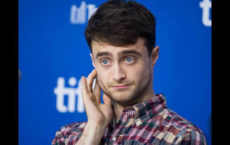 Radcliffe presenta su nuevo filme ''Horns'' que se basa en la novela homónima de Joe Hill de 2010. AP /