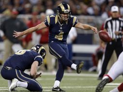 Greg Zuerlein hizo bueno un intento desde la yarda 48 para ganar el juego. AP /