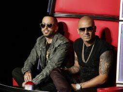 Los reggaetoneros participan como coaches en la tercera temporada de ''La voz… México''. ARCHIVO /