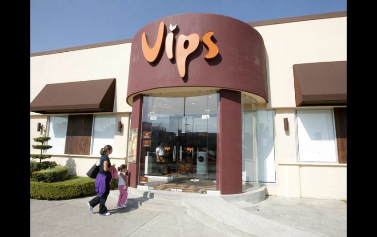 Vips cuenta con una cobertura en 65 ciudades de México a través de sus cuatro marcas. ARCHIVO /