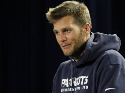 El mariscal del campo, Tom Brady, habla durante rueda de prensa. AP /