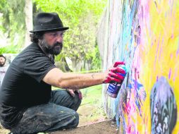 Sentido Regalo. El reconocido grafitero dejó un mural y con él, según dijo, su corazón. EL INFORMADOR /