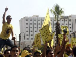 Otras marchas intentaron alcanzar la plaza de Rabea al Adauiya, en El Cairo. EFE /