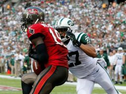 El juego entre Jets y Bucaneros arrojó tres jugadores multados. Tomada de buccaneers.com ESPECIAL /