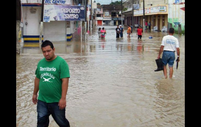 Varias comunidades veracruzanas han sufrido intensos daños provocados por el huracán. NTX /