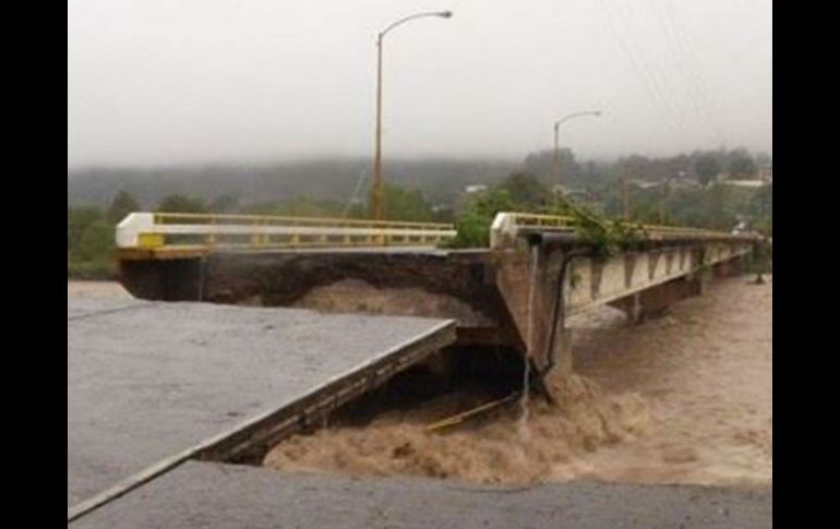 El huracán ''Ingrid'' ha ocasionado varias inundaciones en Veracruz hasta ahora. EFE /