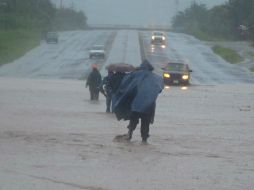 Las tormentas tropicales, Manuel e Ingrid se han intensificados en el estado de Guerrero. NTX /