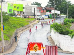 El nuevo tramo de la Vía RecreActiva en Santa Cecilia lució desolado, debido a la escasa asistencia de usuarios por la lluvia. EL INFORMADOR /