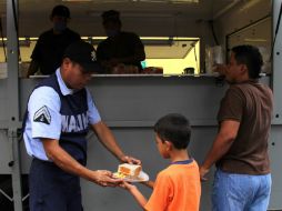 Los afectados han sido auxiliados por personal capacitado. EFE /