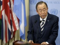 Ban Ki-moon califica el hecho en Siria como un ''crimen de guerra''. AP /