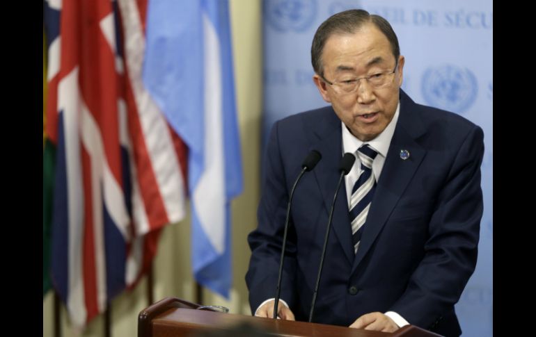 Ban Ki-moon califica el hecho en Siria como un ''crimen de guerra''. AP /