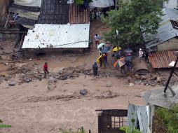 La tormenta tropical ''Manuel'' ha causado inundaciones en varios estados. AP /