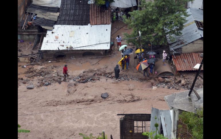 La tormenta tropical ''Manuel'' ha causado inundaciones en varios estados. AP /