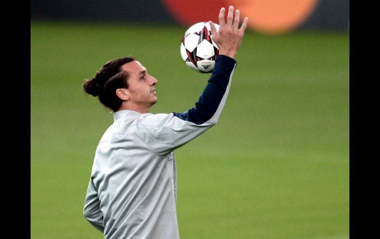 Zlatan ha encontrado estabilidad en el futbol francés. AFP /