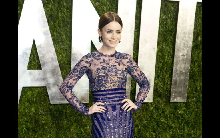 Lily Collins, que saltó a la fama al estelarizar ''Cazadores de sombras'',  es la ''más peligrosa del año''. ARCHIVO /