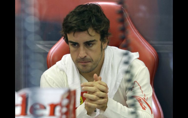 Alonso no tiene intenciones de cambiar de equipo. AP /