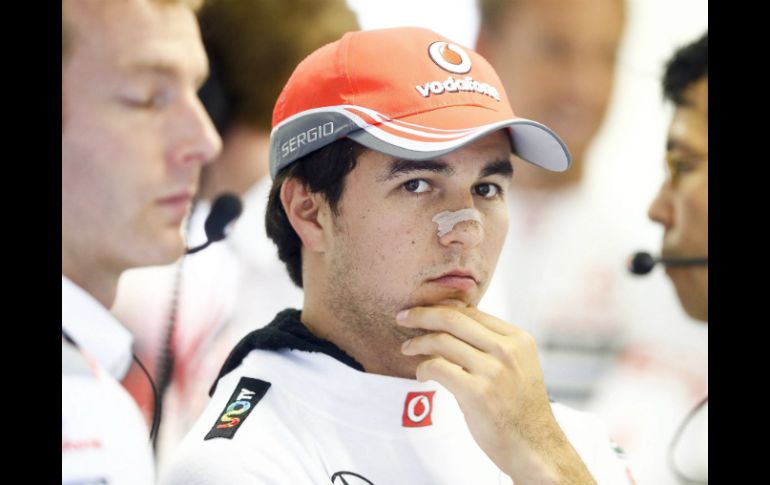 ''Checo'' ha enfrentado muchas dificultades este primer año con McLaren. AFP /